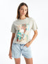 LC Waikiki Crew Neck Printed Short Sleeve Women's T-shirt
